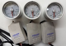 Greddy Oil Turbo Boost Pressure Exhaust Temp Gauge Set Wharness Sensors 60mm