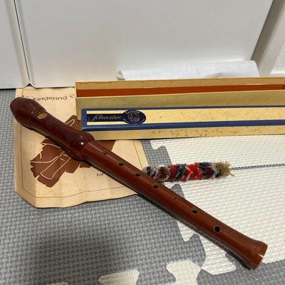 Schreiber Germany Wooden Sopranino Recorder, German Style, Maple, Used AAB