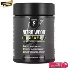 Nitro Wood MAGNUM InnoSupps #Enhance Male Sexual Stamina Performance - 60 CAP