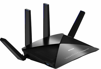 Netgear Nighthawk X10 WLAN Router Dual-Band (2.4 GHz/5 GHz) Gigabit Ethernet Bla