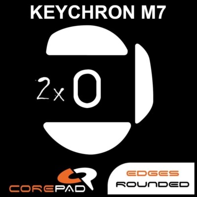Corepad Skatez Keychron M7 Ersatz Mausfüße Mausgleiter PTFE Teflon