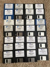 Vintage Huge Lot Parsons Technology 3.5  Floppy Many Legal 13 Programs 27 Disks 