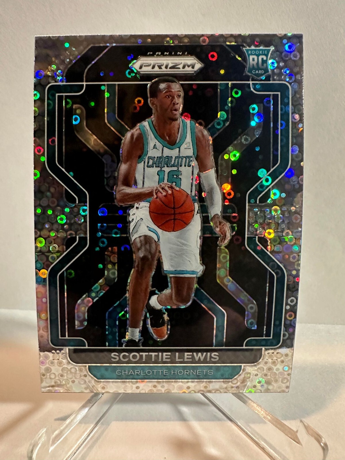 Scottie Lewis 2021-22 Panini Prizm Rookie Fast Break #287 Charlotte Hornets