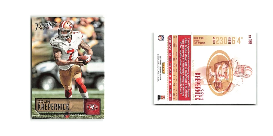 Colin Kaepernick 2016 Panini Prestige #166 San Francisco 49ers Football Card NM - Image 3 of 3