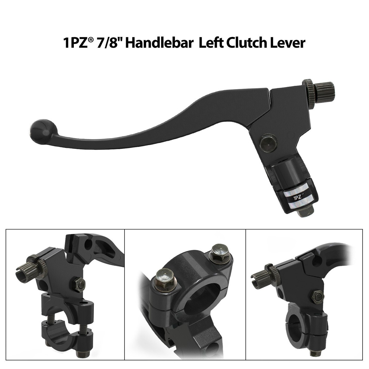 Akozon Coppia Leve Freno Universali In Alluminio Per Mini Dirt Bike E ATV – Diametro Manubrio 22mm (7/8") - 3