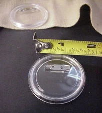 Chinco 50 Pack Acrylic Button Pins Badge Pins Buttons Badges Kit 1.8 In (4.5cm)