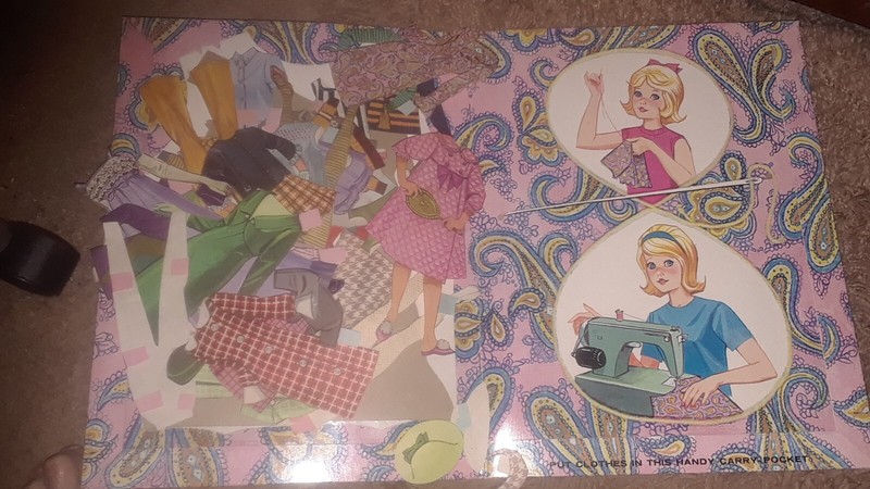 Vintage 1966 Tammy Doll  and Pepper Cut Out Paper Dolls