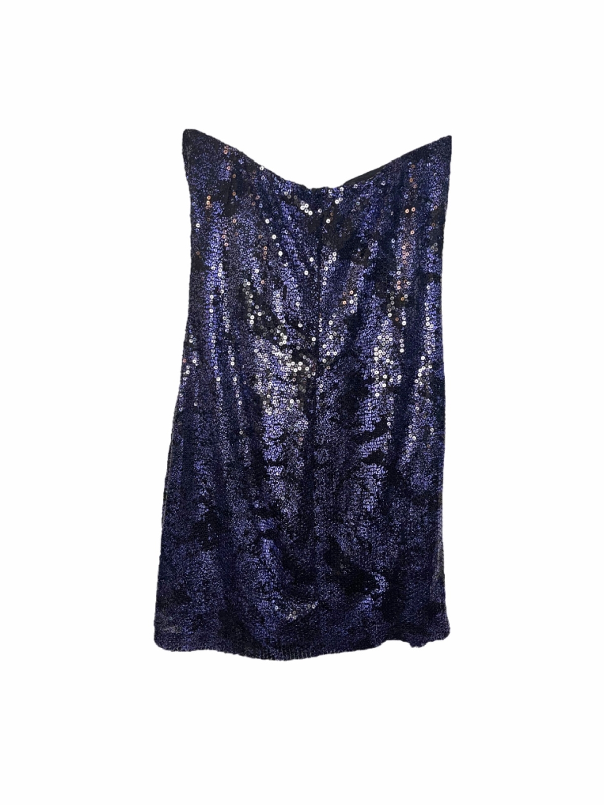 Ruby Rox Blue/black sequin strapless mini dress J… - image 2