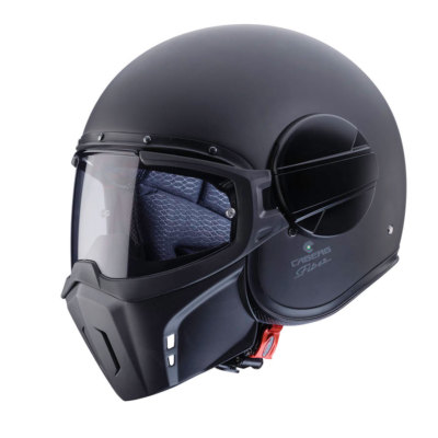 Open Face Helmet > Caberg Ghost Motorcycle Motorbike Face Mask - Matt Black