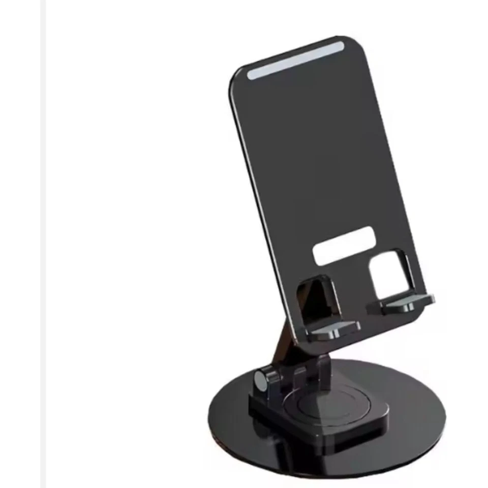 360°Folding Metal Mobile Phone Desktop Holder Tablet Desk Stand Portable - Image 2 of 4