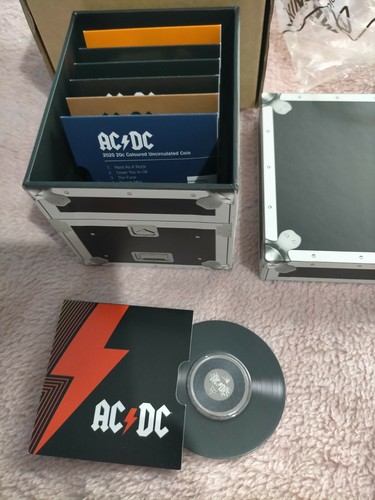 AC/DC 20c 20 Cent 7 Coin Box Set 2020 /2021 Coloured Collection RAM ...