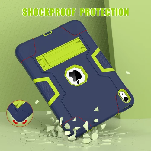 For iPad 9th 8th 7th Gen 10.2 Shockproof Heavy Duty Hard Rubber Cover Stand Case - Picture 28 of 122