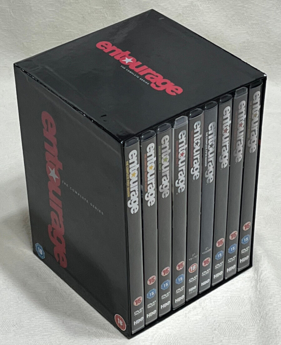 ENTOURAGE : The Complete Series 1 - 8  - 23 Disc DVD Boxset In Vgc (FREE UK P&P)