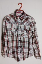 Rock 47 By Wrangler Long Sleeve Button Up Western Shirt Men's Sz L