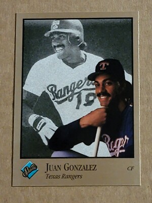 Juan Gonzalez 1992 Studio Baseball Card #242