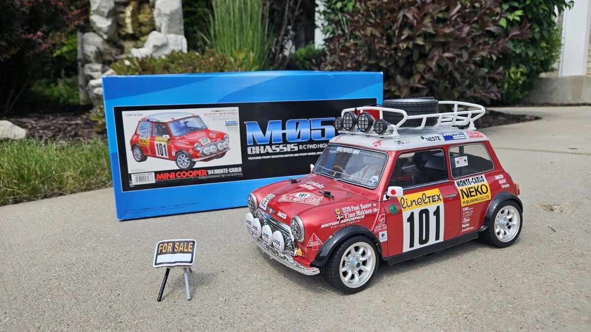 RARE! Tamiya 1/10 M05 Rover Mini Cooper 94 Monte Carlo RARE! Tamiya 1/10 M05 Rover Mini Cooper 94 Monte Carlo