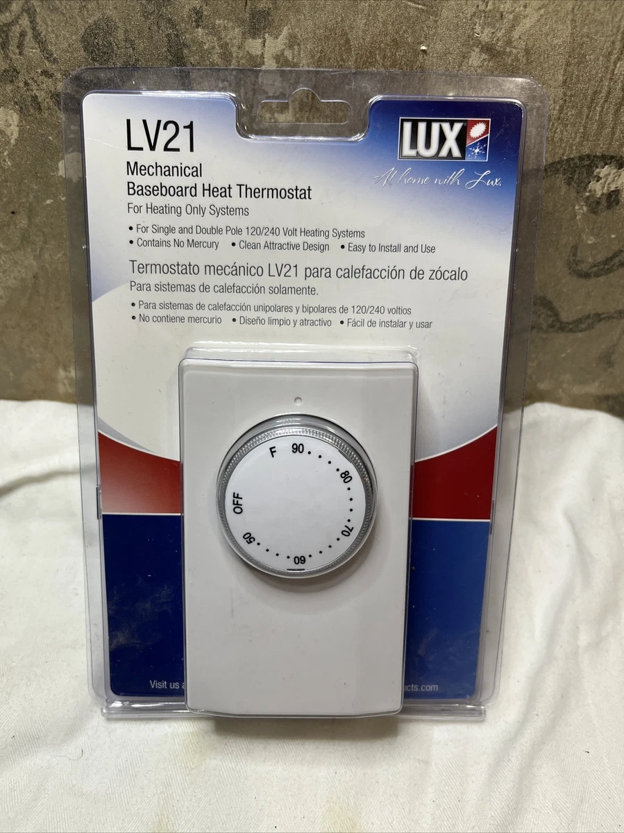 NEW SEALED LUX Double Pole 4-Wire Line Voltage Mechanical Thermostat  LV21-005 | eBay