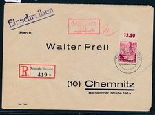 111676) Reco-Brief 1948, RZ Neustadt(Weinstr) n, MiF 45PF Rh-Pfalz + Geb.bezahlt