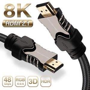 Fiber Optic Hdmi Cable 2 1 8k 120hz Hdr Uhd 4 4 4 Hdcp 2 2 Dolby Vision Ebay