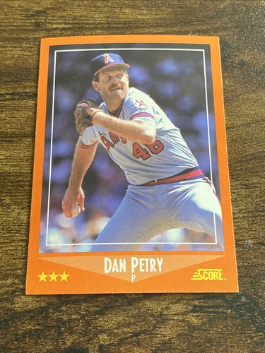 1988 Score Rookie and Traded #26T Dan Petry Angels C4331* - Picture 1 of 2
