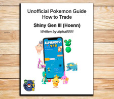 Pokemon Shiny Guide! How to Trade Generation 3 - Hoenn - Registered Trade 20k