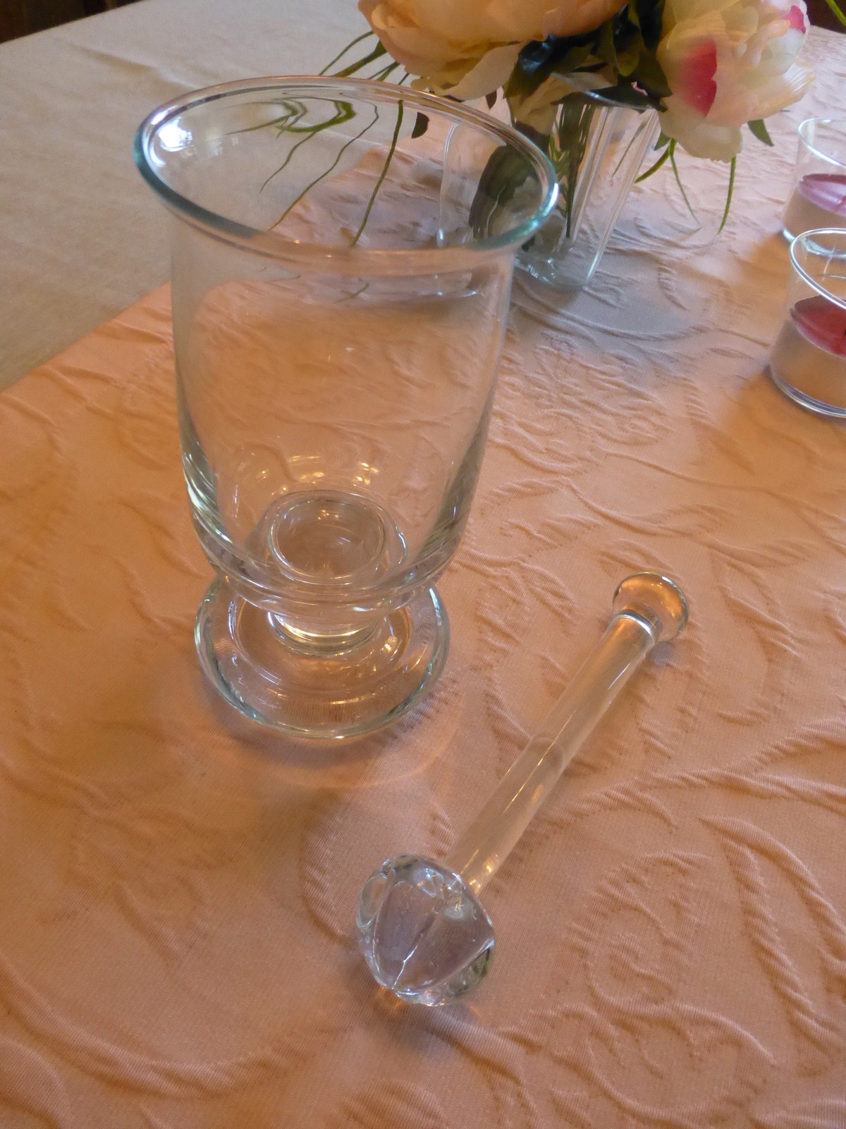 Holmegaard GläserQuartett mit Stößel für Irish Coffee Grog etc