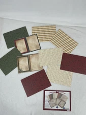 Creative Memories Christmas Holly Dazzle Printed Photo Mats & Journal Boxes