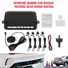 Image of 4 Rear Parking Sensors Car Reverse Sensor Reversing Radar Audio Beeper Alarm Kit