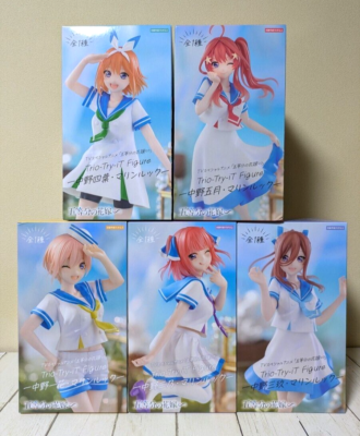 The Quintessential Quintuplets Trio Try iT Marine Look Figure Set