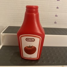 Little Tikes Dinner Food Snack Condiment Ketchup Tomato Sauce Red Dinner Pretend