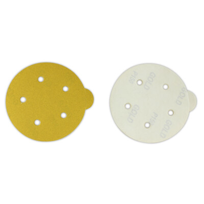 100 Pack 5 Inch Discs On a Roll PSA Gold Adhesive Back DA Sanding Paper 150 Grit 100 Pack 5 Inch Discs On a Roll PSA Gold Adhesive Back DA Sanding Paper 150 Grit
