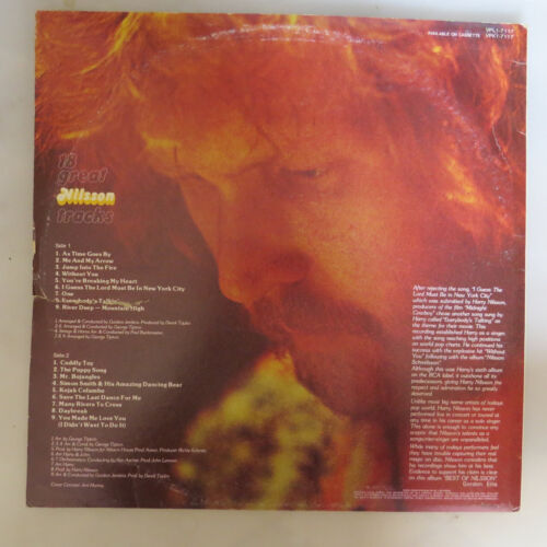 Harry Nilsson-The Best Of Nilsson-VINYL LP-Aussie Press-USED-SHLP_3937 - Picture 2 of 2