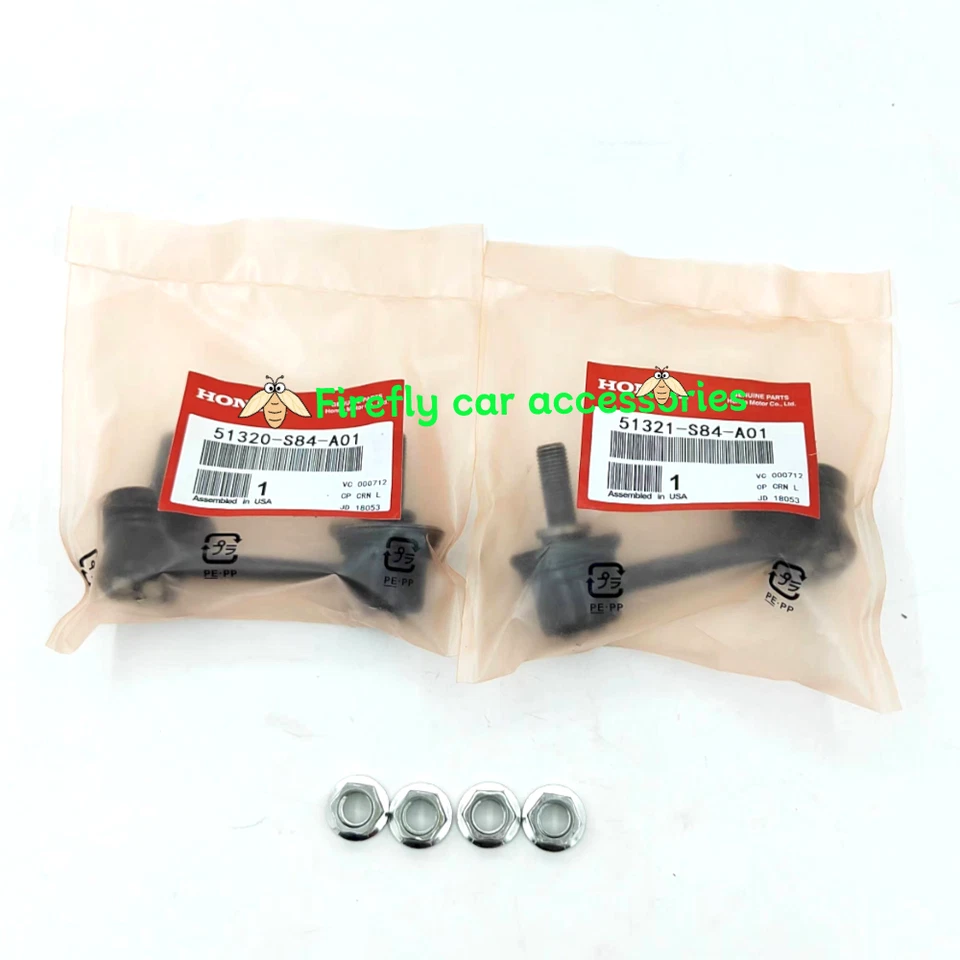 Barra estabilizadora delantera OEM 2 piezas enlace final compatible con Honda Accord Acura TL CL Foto 3 de 4