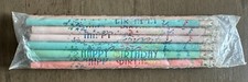 Happy Birthday Moonbeams Pencils 12 Pack Pink Blue Green UNSHARPENED Vintage 