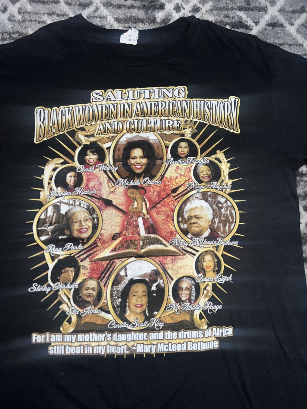 Vintage Black History Rap T-Shirt · Black Women in American History image 2