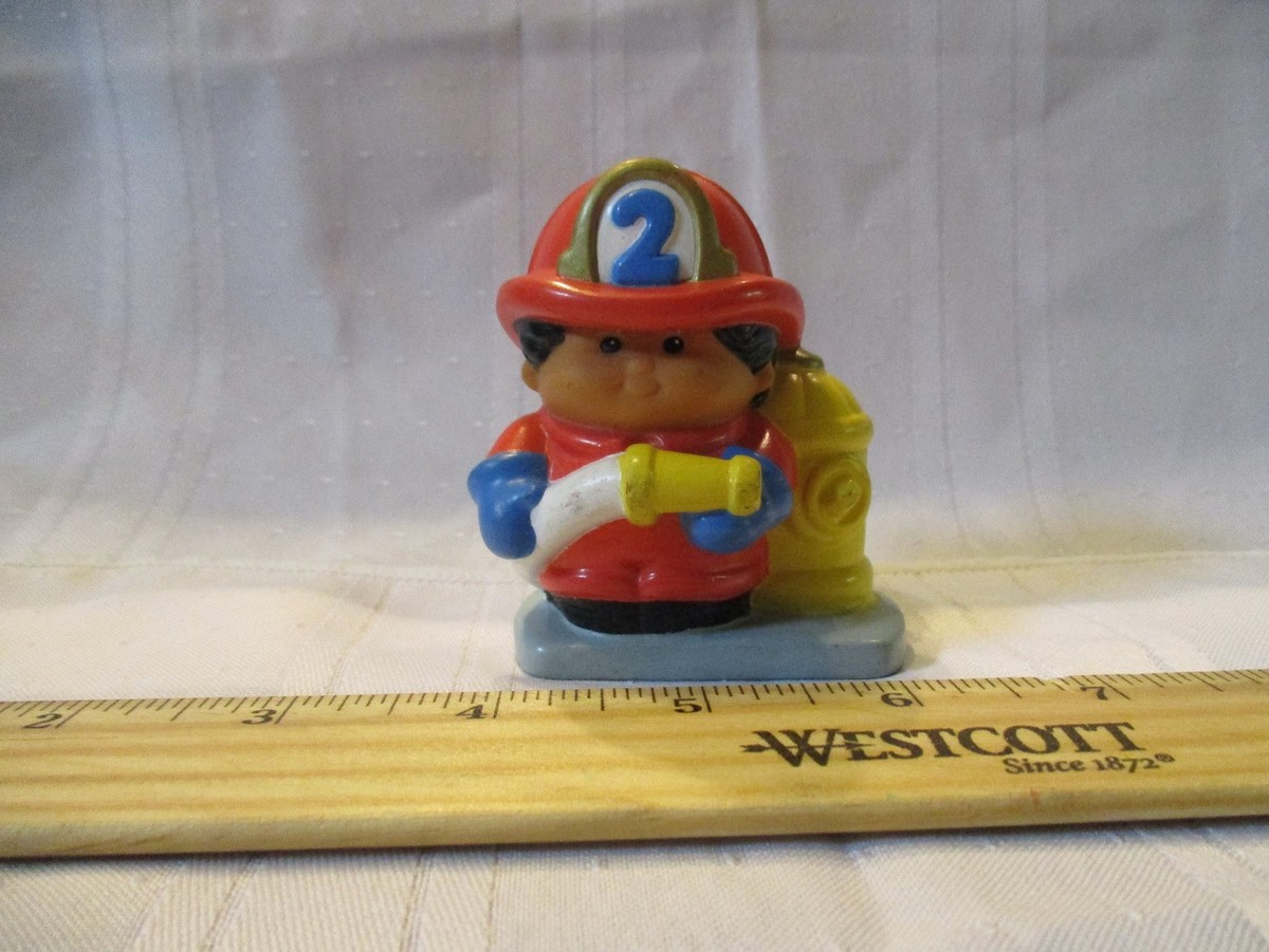 Little Tikes Toddle Tots Chunky People part fireman fire man #2 hydrant  city guy
