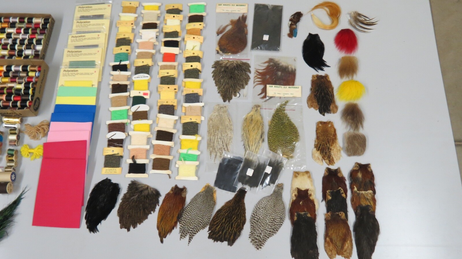 Large Lot of Vintage Fly Tying Materials eBay