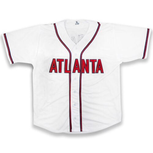 Ronald Acuna Jr. Braves Signed "Ronnie Rocket" White Pro Style Jersey JSA - Picture 2 of 2