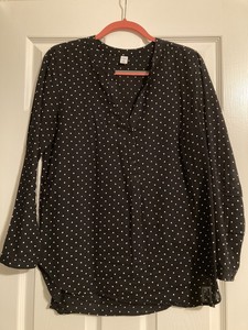 old navy polka dot shirt