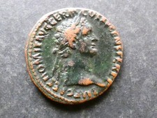 T7.9. Roman Imperial, Domitian, copper As, MONETA AVGVSTI.