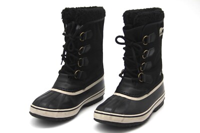 MEN'S SOREL 1964 PAC NYLON NM3487-011 WATERPROOF INSULATED BLACK