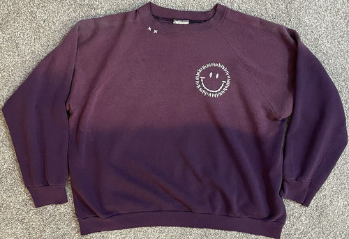 I Stole My Boyfriend's Shirt Women's Custom Embroidered Purple Sweatshirt (B10)
