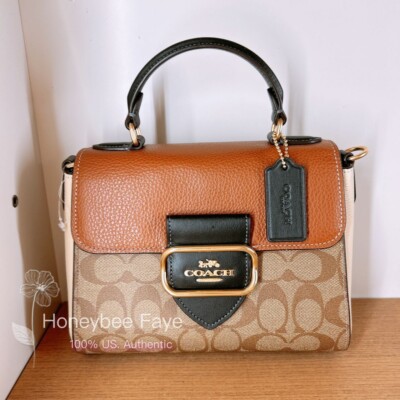 NWT coach Morgan Top Handle Satchel bag with long strap | eBay