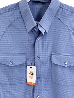 Burlington Mens Long Sleeve Moisture Wicking Button Front Shirt Carolina Blue XL | eBay Burlington Mens Long Sleeve Moisture Wicking Button Front Shirt Carolina Blue XL | eBay