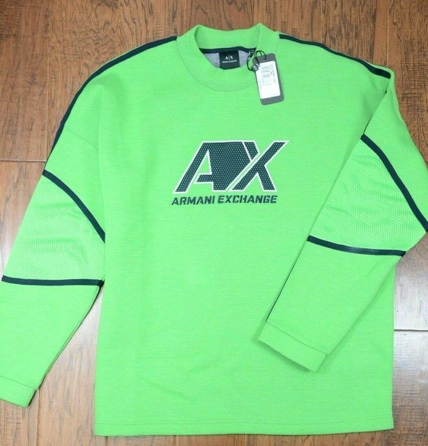 armani green sweatshirt