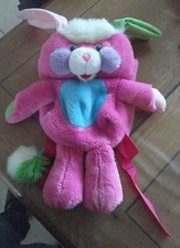 vintage figurine peluche sac à dos POPPLES 40cm