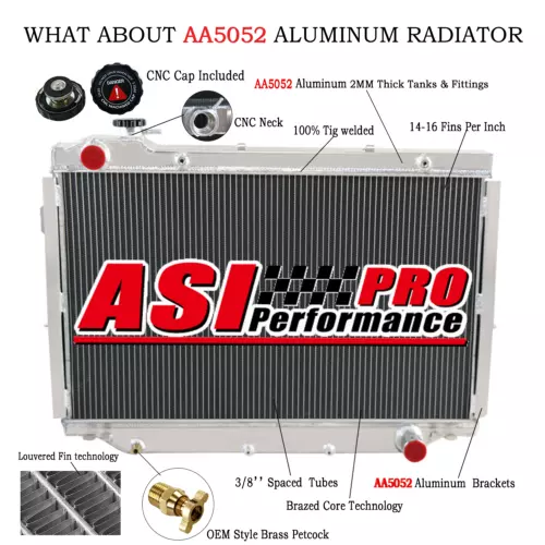3ROWS Radiator FOR Toyota Landcruiser 80 Series 1HZ/1HDT HZJ80 4.2 Diesel MT - Picture 3 of 12