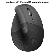 Logitech Lift Vertical Ergonomic Mouse Wireless -98 New