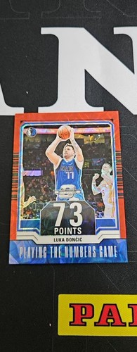 2023-24 Panini Contenders Optic Luka Doncic 73 Points Red International #4337 T