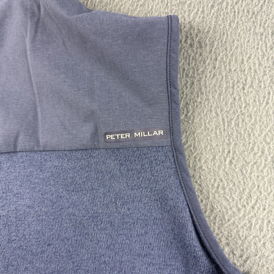 Chaleco Peter Millar Hombre L Azul Solsticio Rendimiento Baltusrol Golf Híbrido Foto 4 de 4